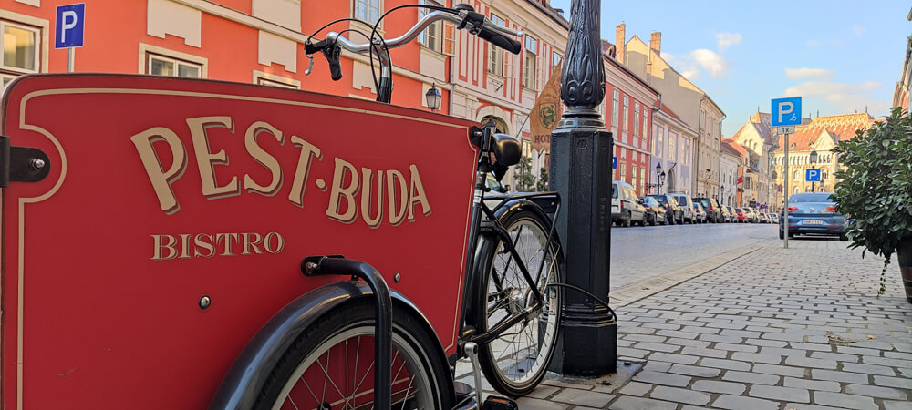 Öffentliche Tour im Budaer Burgviertel - Straßenansicht